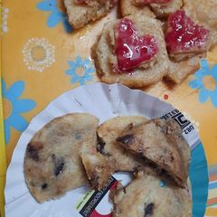 A picture of Vanilla and Nutella Cookies.