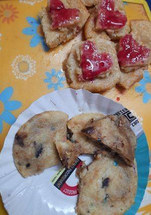 A picture of Vanilla and Nutella Cookies.