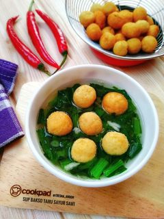 Foto resep Sup Bakso Tahu Sayur Sawi