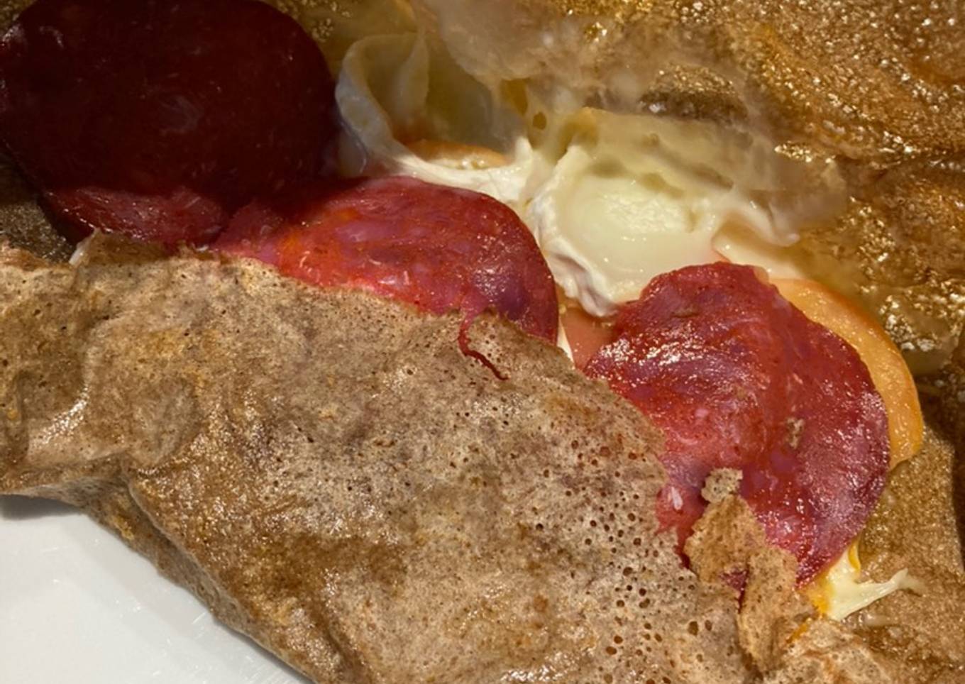 La crêpe chorizo de Joris
