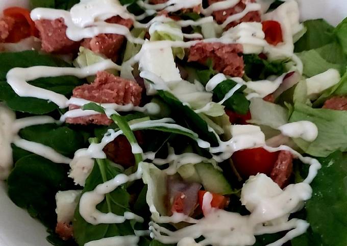Recipe of Quick My Corned Beef & Spinach Salad
