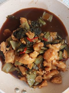 Foto resep 34. Ayam ca sayur asin (inspired by chef martin pradja)