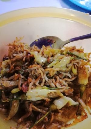 Gambar Lada putih ikan bilis