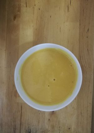 Una foto de Crema de calabaza