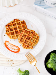 Foto resep Broccoli Potato Waffle