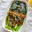 Kailan cah bawang putih ala resto