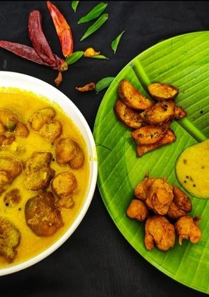 A picture of Bihari Style Kadhi Badi.