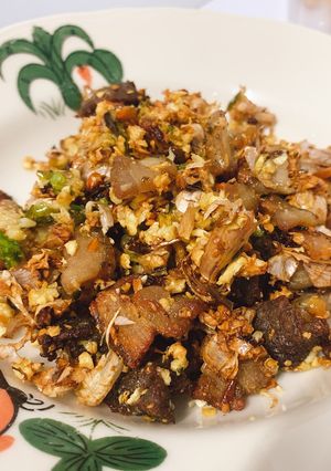 รูปของ หมูป่าคั่วพริกเกลือ