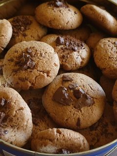 Csokis amerikai cookies recept fotója