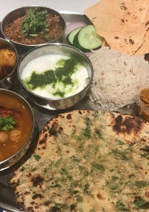 A picture of Jow and Radish leaves Parantha.