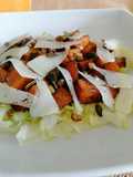 Ensalada de calabaza asada y judías mungo