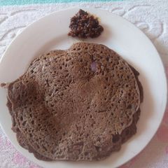 A picture of Ragi dosa.