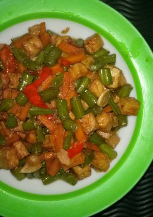 Foto resep Tumis buncis wortel tempe