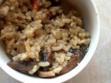 Mushroom risotto