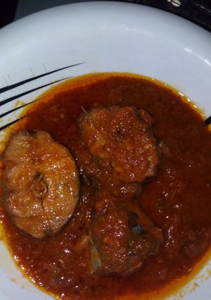 A picture of Fish stew.
