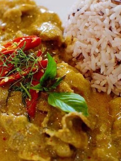 A picture of Panang Beef Curry.