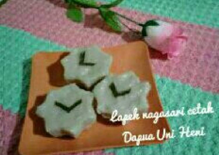 Lapek Nagasari cetak