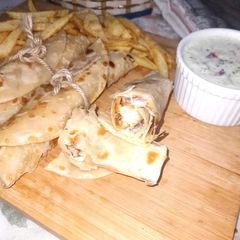 Chicken tandoori roll A picture of Chicken tandoori roll.