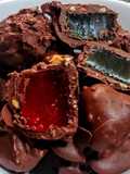 BOMBONES De🍓Gelatina🍋con Crocantino de Chocolate y Maní...!