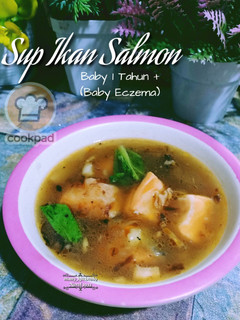 Gambar Sup Ikan Salmon (Baby 1 Tahun + / eczema)