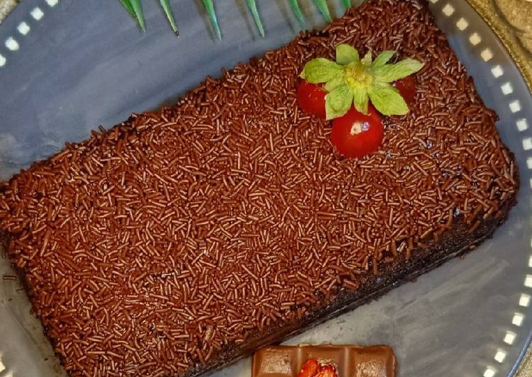 Cara Gampang Menyiapkan Brownies Chocolate Kukus 2 Layers , Lezat