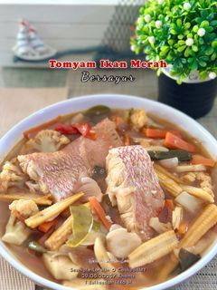 Gambar Tomyam Ikan Merah Bersayur