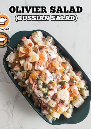Gambar Olivier Salad (Russian Salad)