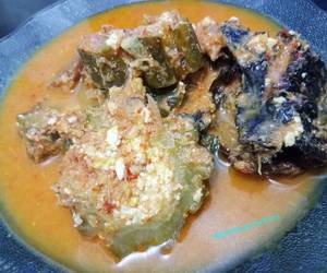 Masakan Populer Gulai pare isi tahu telur Lezat Mantap