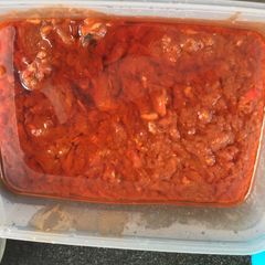 A picture of Tomato stew.