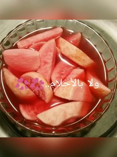 صورة لوصفة مخلل اللفت 😋