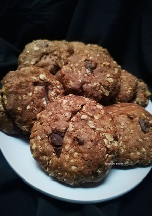 Foto resep Coklat Oatmeal Kukis