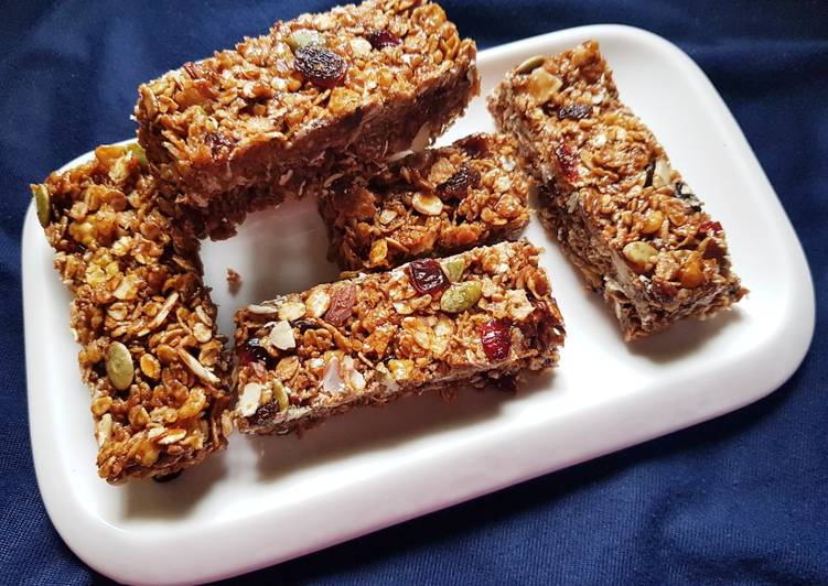 Easiest Way to Make Award-winning Honey Nuts Granola Bars | Easy Recipe For One