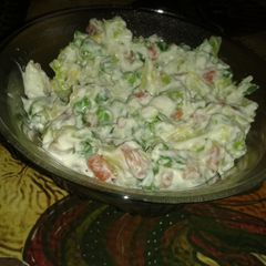 Russian salad A picture of Russian salad.