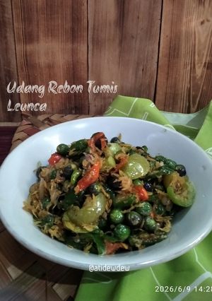 Foto resep Udang Rebon Tumis Leunca