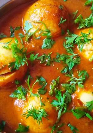 A picture of Goan Style Egg Masala.