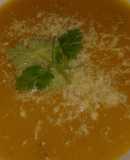 Crema de auyama y calabacín