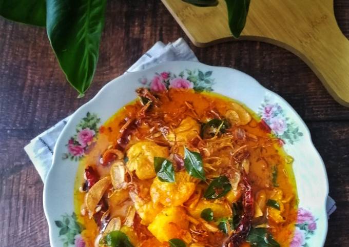 Gulai Nenas Udang Tumis Darat