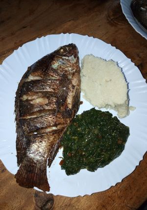 A picture of Marinated Baked fish #festive contest kakamega #author marathon.