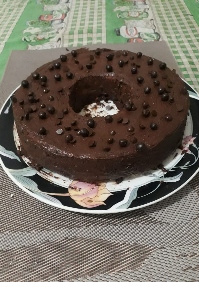 Una foto de Budín de bananas con chips de chocolate