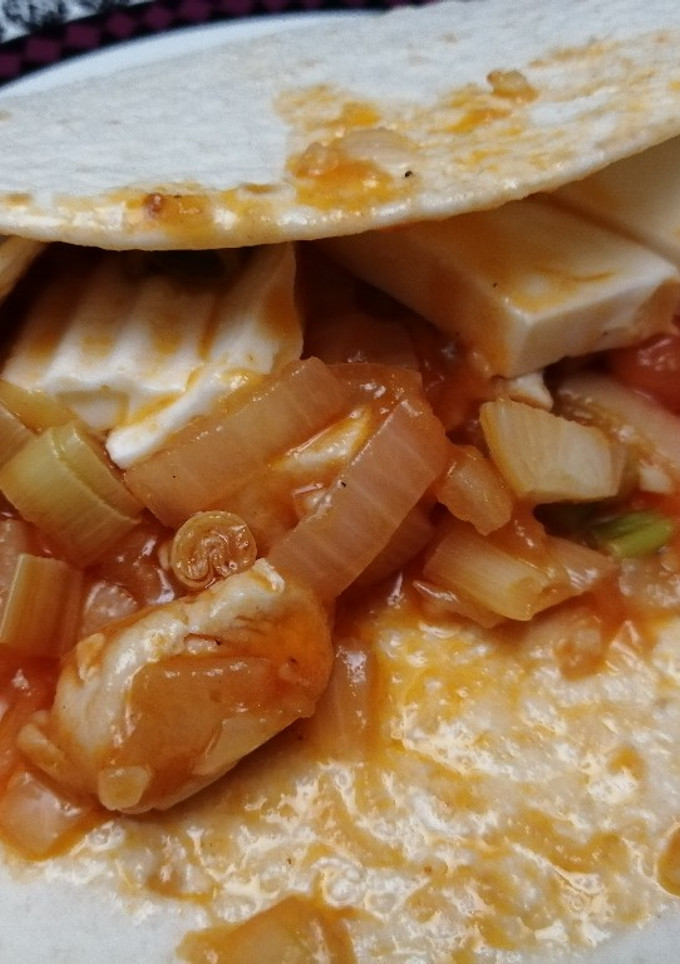 Una foto de Fajita improvisada