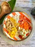 Ensalada de pasta con pollo