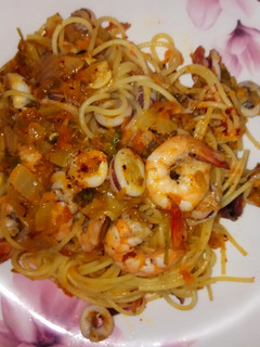 Foto resep Seafood spaghetti marinara