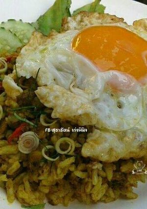 รูปของ ข้าวผัดคั่วกลิ้งเนื้อ