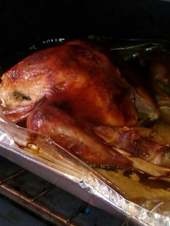 Una foto de Pavo y relleno