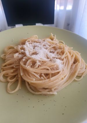 Una foto de Spaghetti Cacio e Pepe