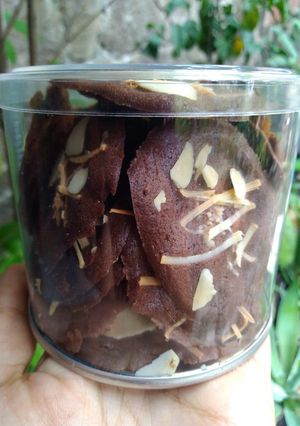 Foto resep Chocolate almond cheese cookies