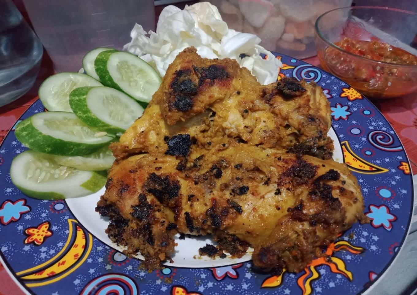 Ayam bakar padang teflon