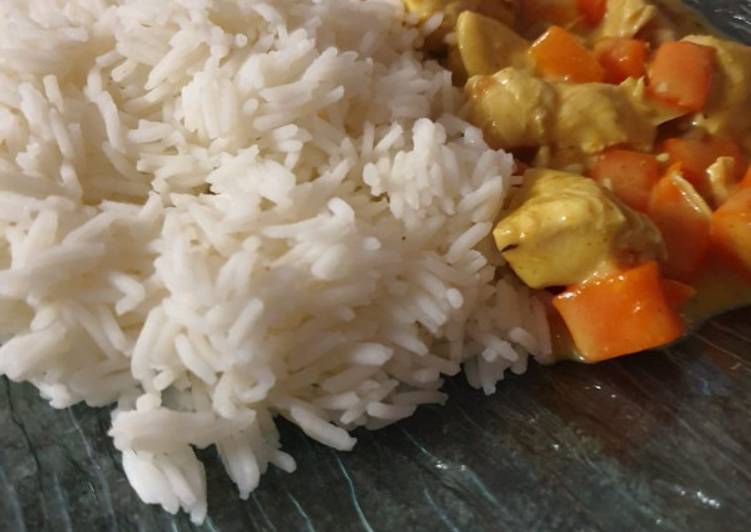 La Recette Pas à Pas Blanquette poulet au curry rapide au cookeo