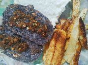 Una foto de morcilla vegano