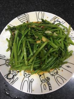 蝦醬炒空心菜 的食譜成品照片